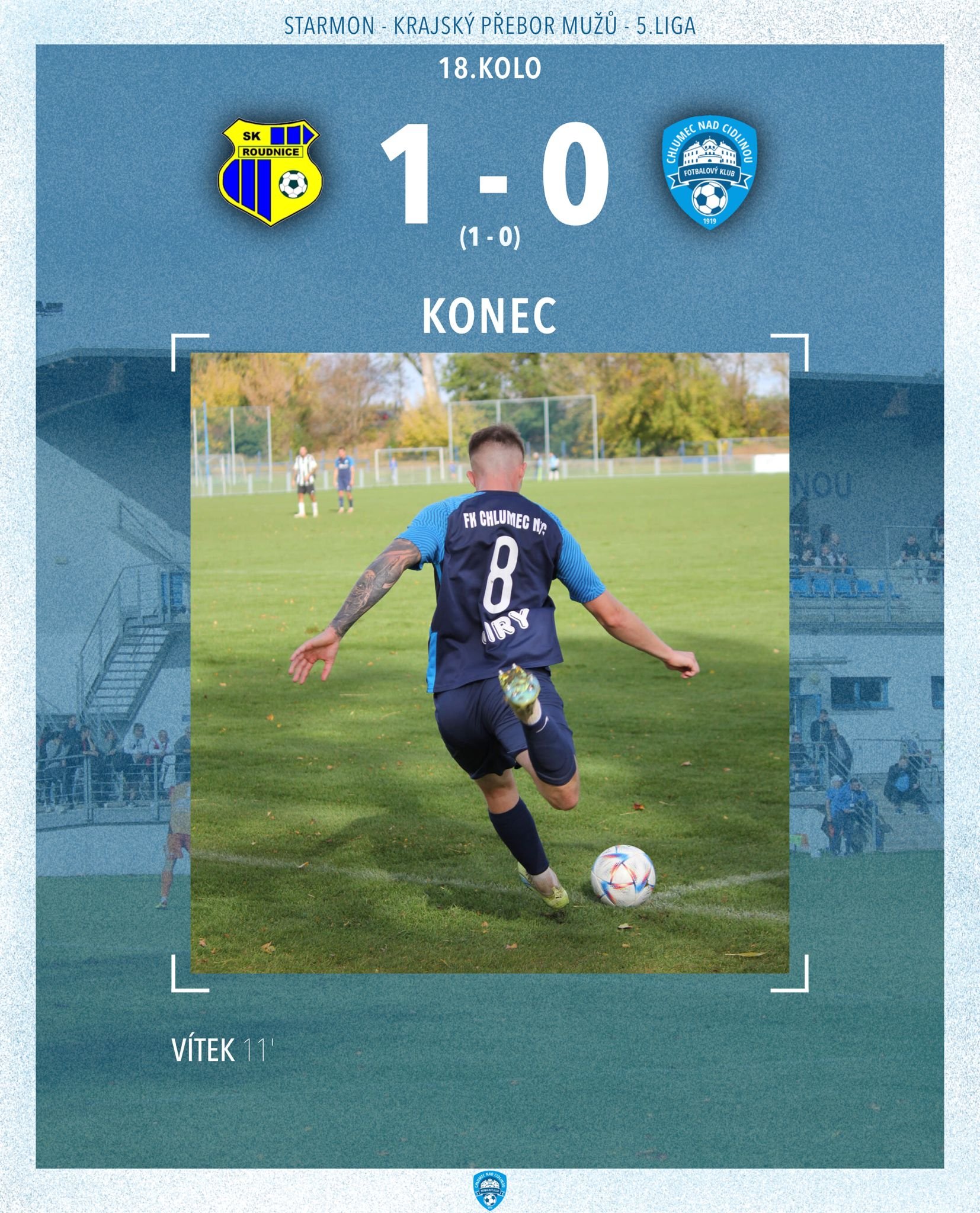 JEDINÝ GÓL ROZHODL O PROHŘE BÉČKA V ROUDNICI